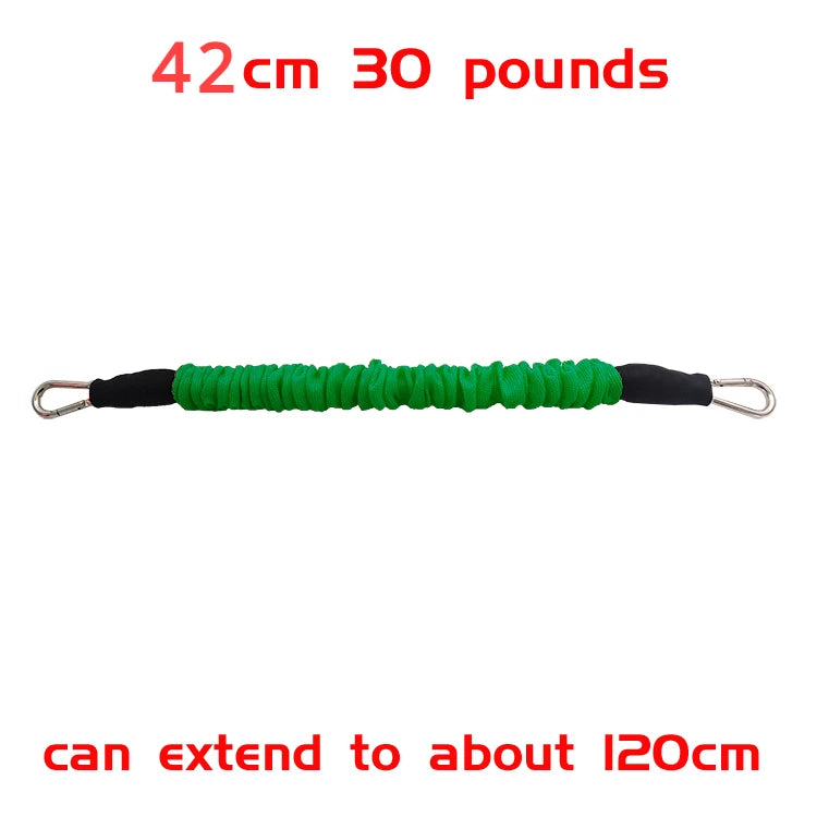 30 42 65 80cm Thicken Latex Gym Rubber Pull Rope Resistance Band Fitness Training Trainer Taekwondo Kick Customizable