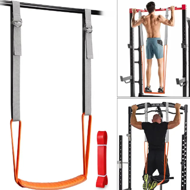 1pc Horizontal Bar Pull Up Power Band, Adjustable Training Assistance Band, Elastic Band, Men's and Women's Indoor Home Fitness