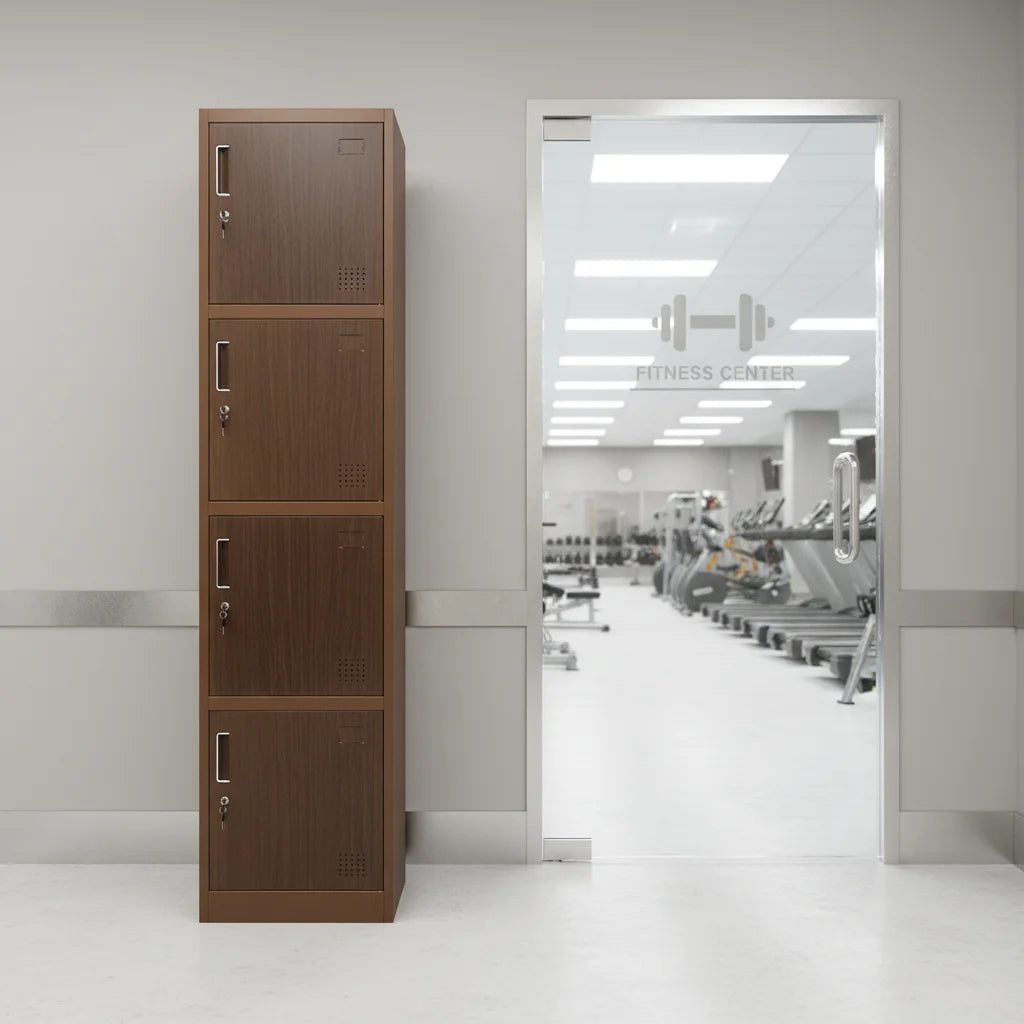 Armadietto Singolo Porta in Metal, Per Spogliatoio Palestra E Centri Fitness Moderni