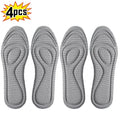 4Pcs Memory Foam Disposable Insoles for Shoes Antibacterial Deodorization Sweat Absorption Insert Sport Shoes Running Pads