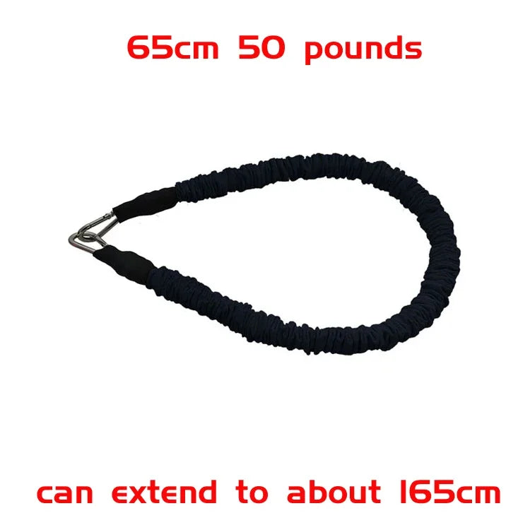 30 42 65 80cm Thicken Latex Gym Rubber Pull Rope Resistance Band Fitness Training Trainer Taekwondo Kick Customizable