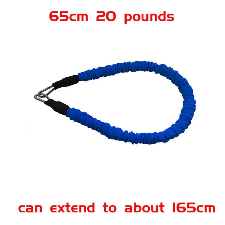 30 42 65 80cm Thicken Latex Gym Rubber Pull Rope Resistance Band Fitness Training Trainer Taekwondo Kick Customizable