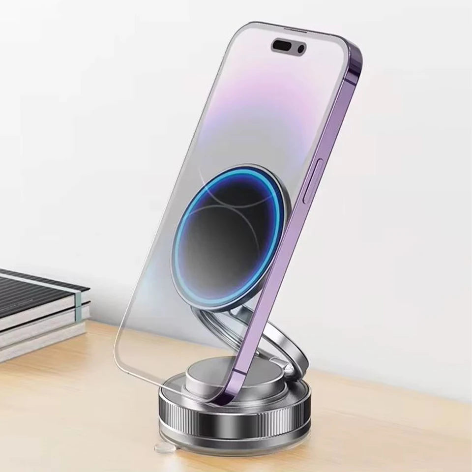 360° Rotatable Magnetic Phone Holder for car Foldable & Adjustable Magnetic Car Mount ,Suction Cup Phone Holder for Car/Mirror