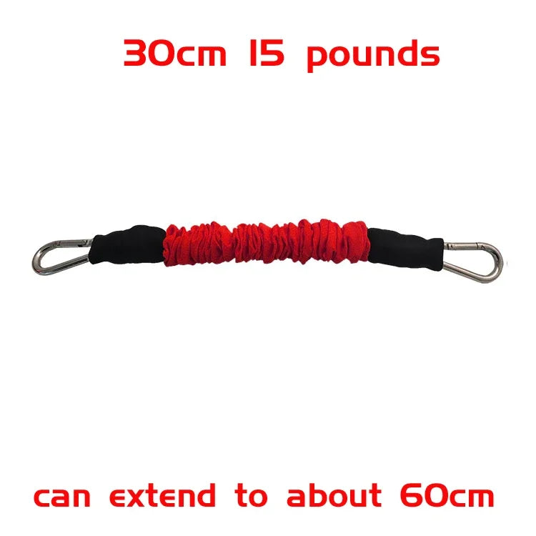 30 42 65 80cm Thicken Latex Gym Rubber Pull Rope Resistance Band Fitness Training Trainer Taekwondo Kick Customizable