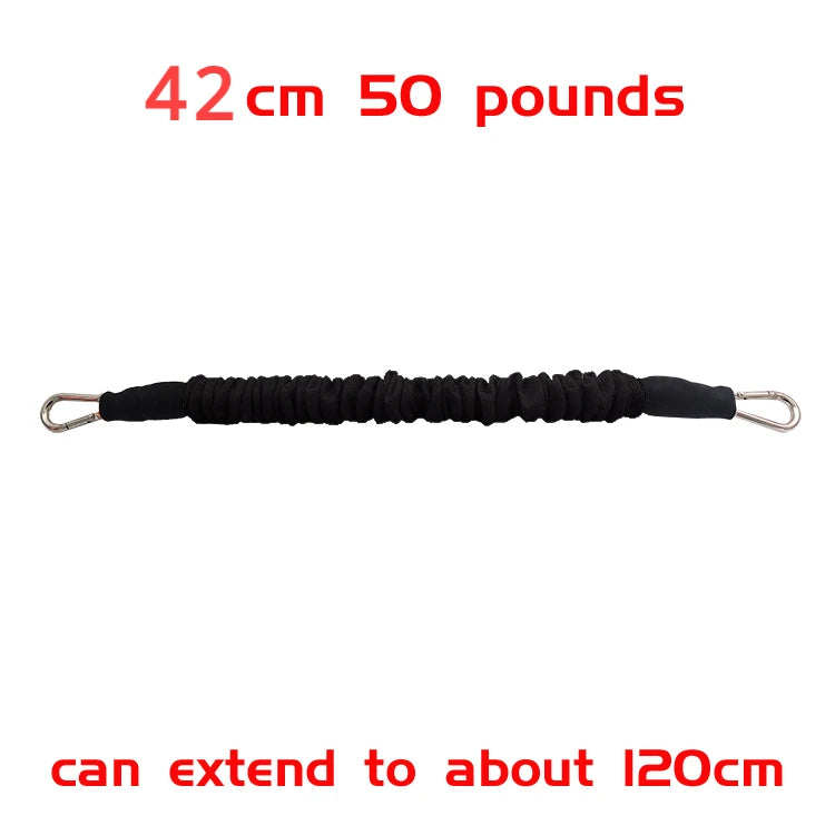 30 42 65 80cm Thicken Latex Gym Rubber Pull Rope Resistance Band Fitness Training Trainer Taekwondo Kick Customizable