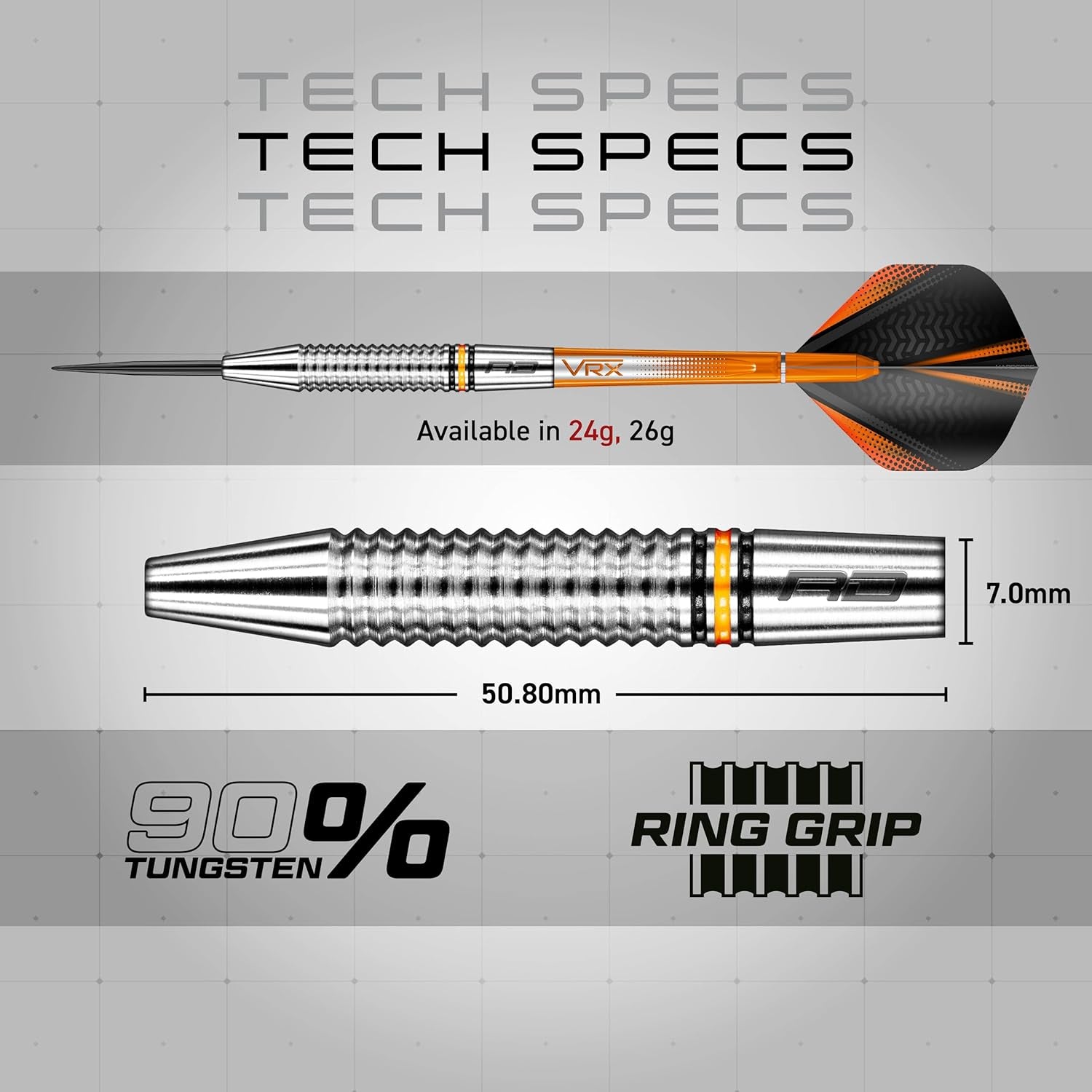 Darts | Amberjack | Steel Tip | Tungsten Darts Set | 22G - 30G | 90% Tungsten Darts Set | Darts Accessories: Dart Flights & Dart Stems | 22G, 23G, 24G, 25G, 26G, 27G, 28G, 30G