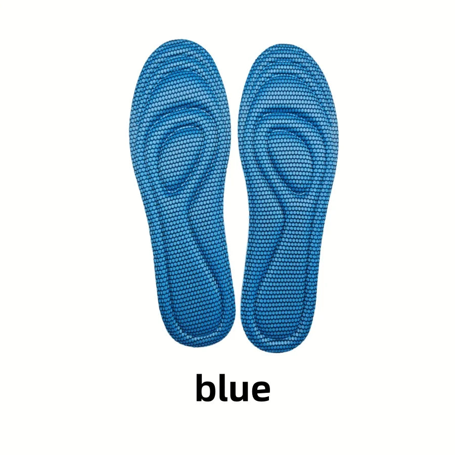 4Pcs Memory Foam Disposable Insoles for Shoes Antibacterial Deodorization Sweat Absorption Insert Sport Shoes Running Pads
