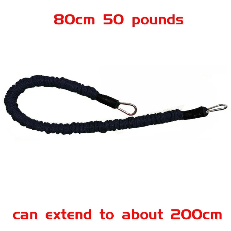 30 42 65 80cm Thicken Latex Gym Rubber Pull Rope Resistance Band Fitness Training Trainer Taekwondo Kick Customizable