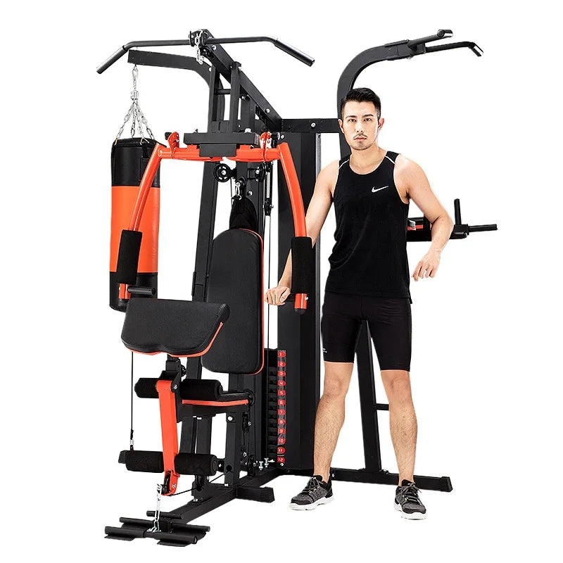 # l Home Gym Three Palestra Multifunzione Strength Machine Exercise Machine Smith Machine with Sandbag