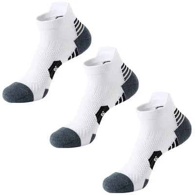 3/9 Pairs Non-Slip Sports Socks for Men & Women Thickened Towel Bottom Professional Running Fitness Training Basketball Socks