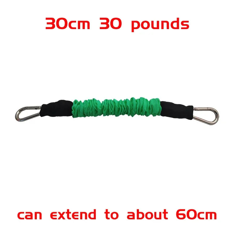 30 42 65 80cm Thicken Latex Gym Rubber Pull Rope Resistance Band Fitness Training Trainer Taekwondo Kick Customizable