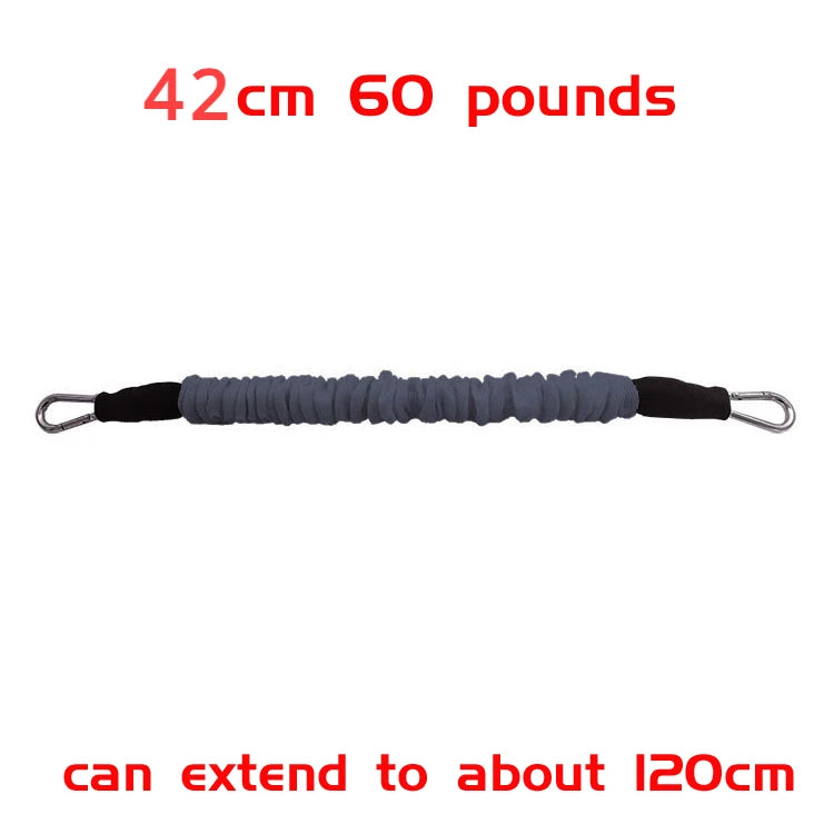 30 42 65 80cm Thicken Latex Gym Rubber Pull Rope Resistance Band Fitness Training Trainer Taekwondo Kick Customizable