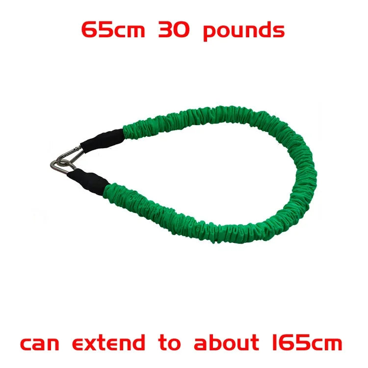 30 42 65 80cm Thicken Latex Gym Rubber Pull Rope Resistance Band Fitness Training Trainer Taekwondo Kick Customizable