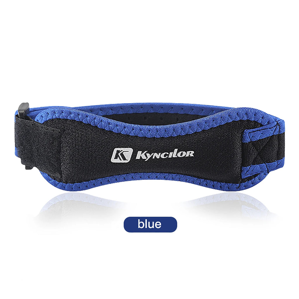 1 Piece Knee Patellar Tendon Knee Support Strape Brace Adjustable Shock Absorption Compression Knee Pad Sleeve for Basketball