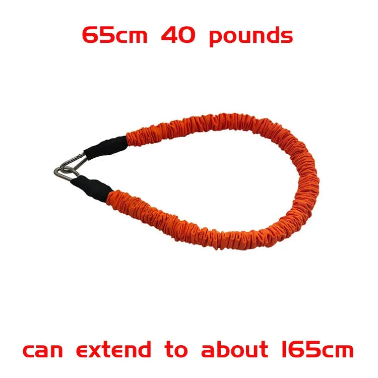 30 42 65 80cm Thicken Latex Gym Rubber Pull Rope Resistance Band Fitness Training Trainer Taekwondo Kick Customizable