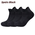 3 Pairs Mesh Sports Terry Socks Cushioned Moisture-managing And Durable Reduces Foot For Running Hiking Cycling Baskateball