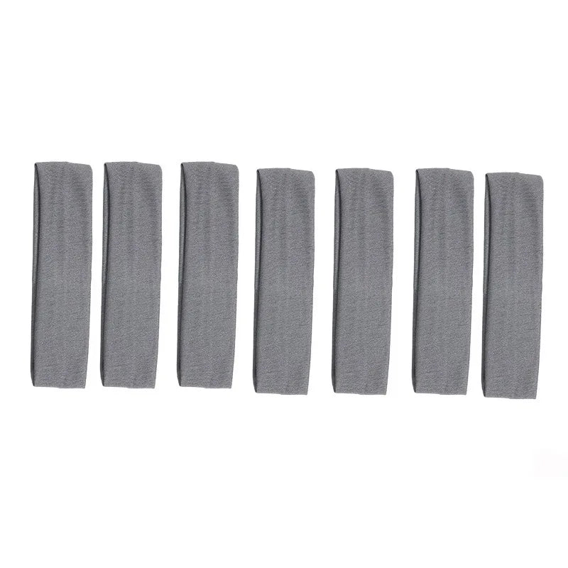 7PCS Elastic Sports Headbands For Women Stretchy Candy-Colored Hairbands Fashion Sweatbands For Fitness Yoga Running Cycling