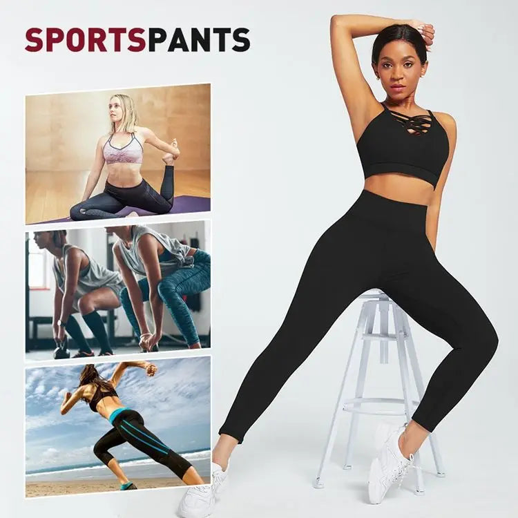 3 Pieces Women's Yoga Fitness Set - Gym Workout Long Sleeve Cropped Hoodie Active Wear Sport Tracksuit