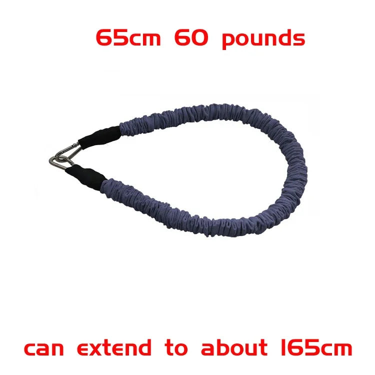 30 42 65 80cm Thicken Latex Gym Rubber Pull Rope Resistance Band Fitness Training Trainer Taekwondo Kick Customizable