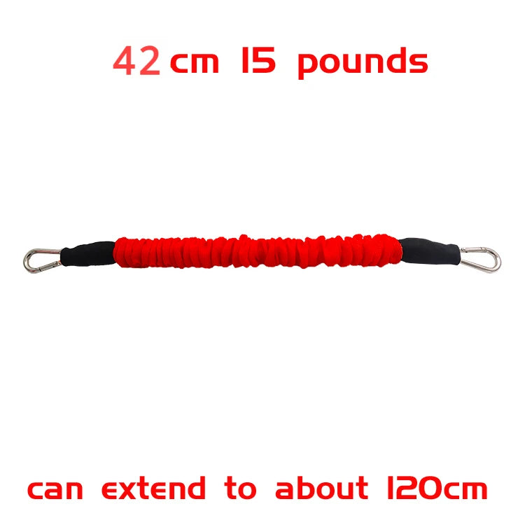 30 42 65 80cm Thicken Latex Gym Rubber Pull Rope Resistance Band Fitness Training Trainer Taekwondo Kick Customizable