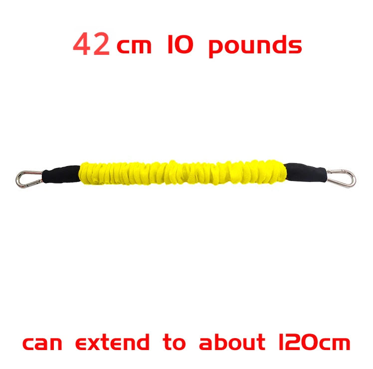 30 42 65 80cm Thicken Latex Gym Rubber Pull Rope Resistance Band Fitness Training Trainer Taekwondo Kick Customizable