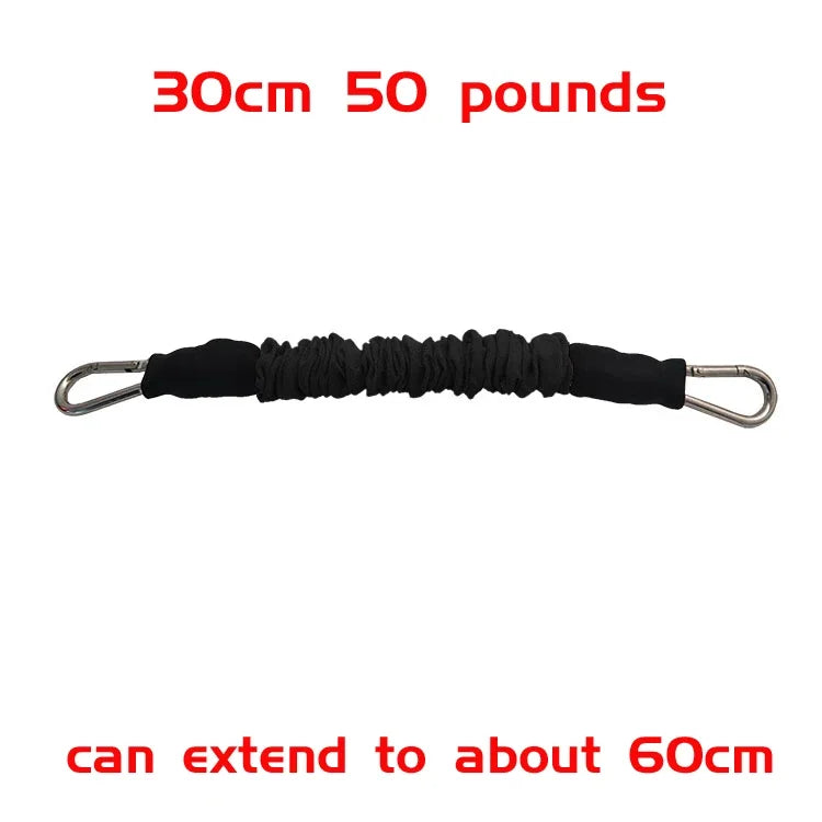 30 42 65 80cm Thicken Latex Gym Rubber Pull Rope Resistance Band Fitness Training Trainer Taekwondo Kick Customizable